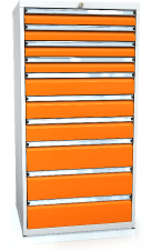 Schubladenschränke 1373 x 710 x 600 - 10x Schubladen